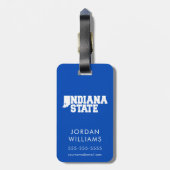 Indiana-Staat-Logo Gepäckanhänger (Rückseite vertikal)