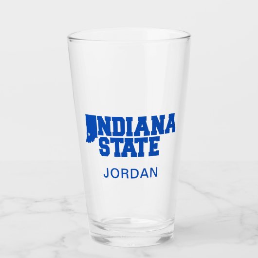 Indiana-Staat-Logo Glas (Vorderseite)