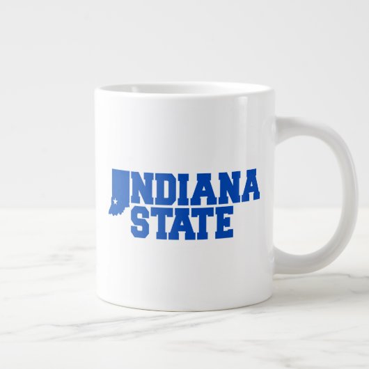 Indiana-Staat-Logo Jumbo-Tasse (Rechts)
