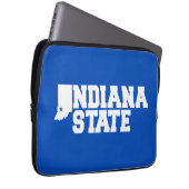 Indiana-Staat-Logo Laptopschutzhülle (Vorne Rechts)