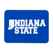 Indiana-Staat-Logo Magnet (Horizontal)