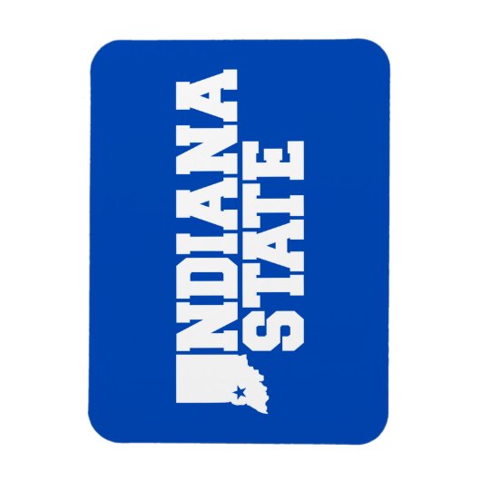 Indiana-Staat-Logo Magnet (Vertikal)