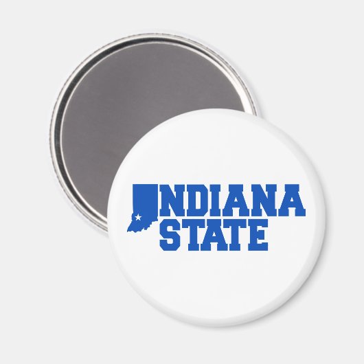 Indiana-Staat-Logo Magnet (Vorderseite/Rückseite)