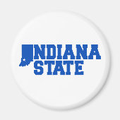 Indiana-Staat-Logo Magnet (Vorne)