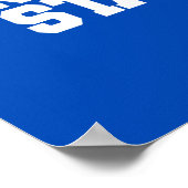 Indiana-Staat-Logo Poster (Ecke)