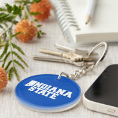 Indiana-Staat-Logo Schlüsselanhänger (Vorderseite rechts)