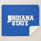 Indiana-Staat-Logo Sherpadecke (Vorderseite (Horizontal))