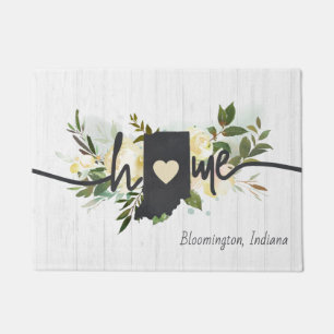 Indiana Staat Personalisiert Ihre Zuhause City Rus Fußmatte