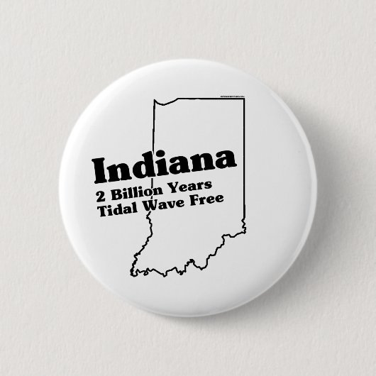 Indiana Staat Slogan Button (Vorderseite)