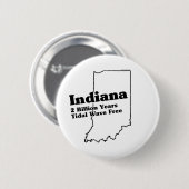 Indiana Staat Slogan Button (Vorne & Hinten)