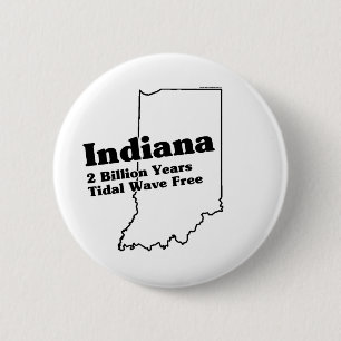 Indiana Staat Slogan Button