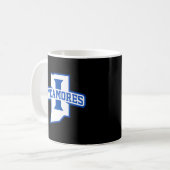 Indiana Staat Sycamores Verlassen Brustsymbol Kaffeetasse (Vorderseite Links)