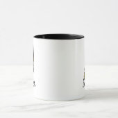 Indiana Staat Tattoo Style Cornfields & Barns Tasse (Zentrum)
