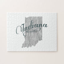 Indiana Staat Typografie