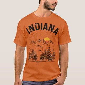 Indiana Staat Vintag Retro T-Shirt