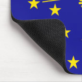 Indiana-Staats-Flagge Mousepad (Ecke)