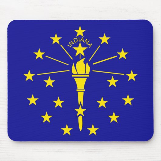 Indiana-Staats-Flagge Mousepad (Vorne)