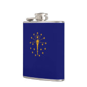 Indiana-Staats-Flaggen-Entwurf Flachmann (Links)