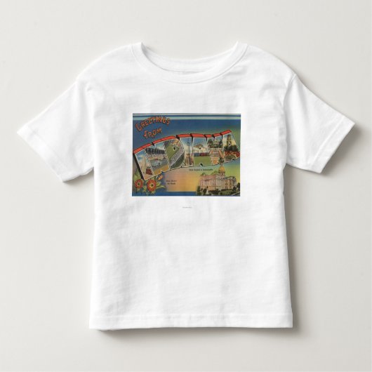 Indiana (Staats-Hauptstadt/Blume) Kleinkind T-shirt (Vorderseite)