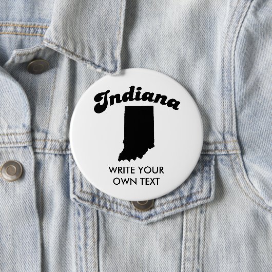 INDIANA-STAATS-MOTTO-T - SHIRT BUTTON (Beispiel)