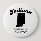 INDIANA-STAATS-MOTTO-T - SHIRT BUTTON (Vorderseite)