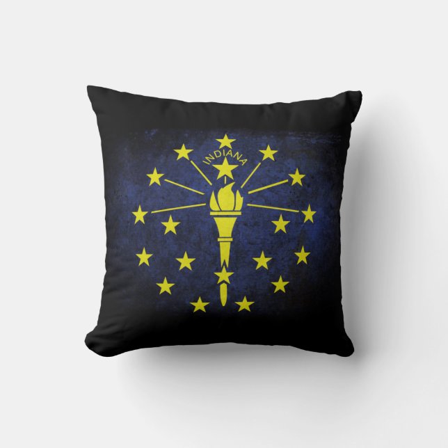 Indiana-Staatsflagge Kissen (Vorderseite)
