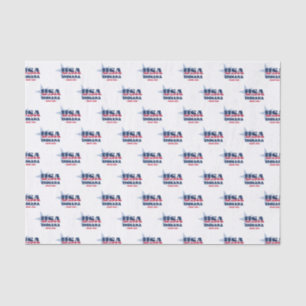Indiana Staatsstolz Tissue Paper Seidenpapier