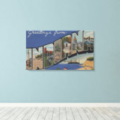 Indiana (Stahlmilch/Sanddünen) Leinwanddruck (Insitu (Holzboden))