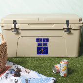 Indiana State Flag Design Aufkleber (Kühler)