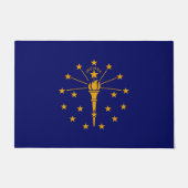 Indiana State Flag Design Fußmatte (Vorderseite)