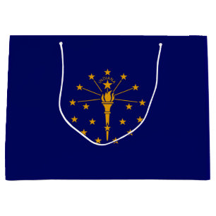 Indiana State Flag Design Große Geschenktüte