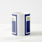 Indiana State Flag Design Kaffeetasse (Mittel)
