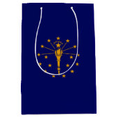 Indiana State Flag Design Mittlere Geschenktüte (Vorderseite)