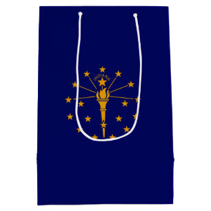 Indiana State Flag Design Mittlere Geschenktüte