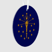 Indiana State Flag Design Ornament (Vorderseite)