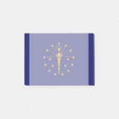 Indiana State Flag Design Post-it Klebezettel (Vorderseite)