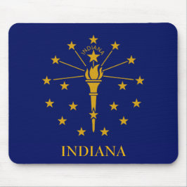 INDIANA State Flag Mouse Pad Text anpassen Mousepad