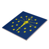 Indiana State Flag Tile Fliese (Seite)