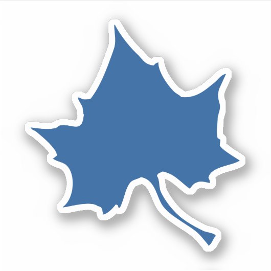 Indiana State Leaf Aufkleber (Vorderseite)