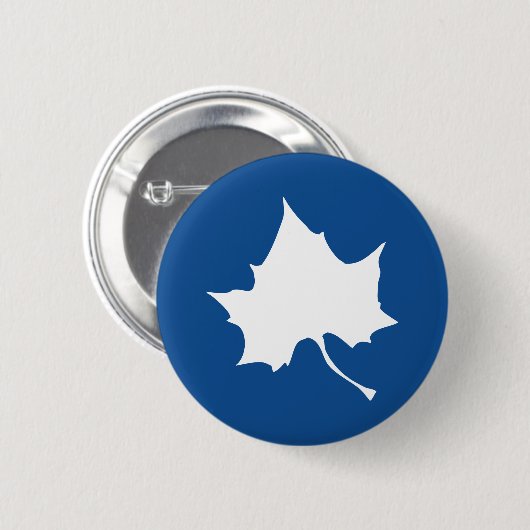 Indiana State Leaf Button (Vorne & Hinten)
