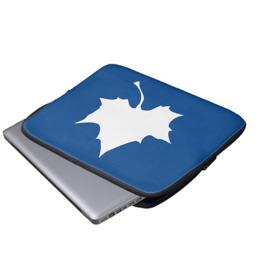 Indiana State Leaf Laptopschutzhülle (Vorne Knopf)