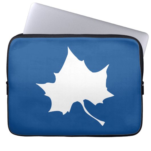Indiana State Leaf Laptopschutzhülle (Vorderseite)