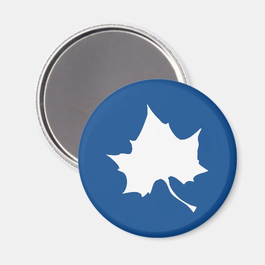 Indiana State Leaf Magnet (Vorderseite/Rückseite)