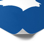 Indiana State Leaf Poster (Ecke)