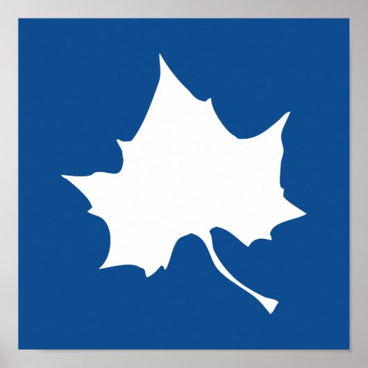 Indiana State Leaf Poster (Vorne)