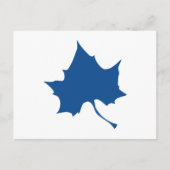 Indiana State Leaf Postkarte (Vorderseite)