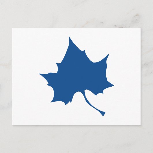 Indiana State Leaf Postkarte (Vorderseite)