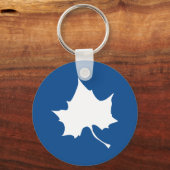 Indiana State Leaf Schlüsselanhänger (Vorderseite)