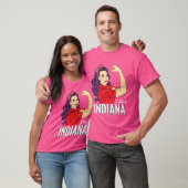 Indiana State Teacher Red For Ed Redfored I Teach T-Shirt (Unisex)