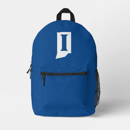Indiana State University Bedruckter Rucksack (Vorderseite)